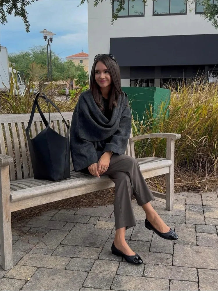 Mace | Elegant Scarf Coat