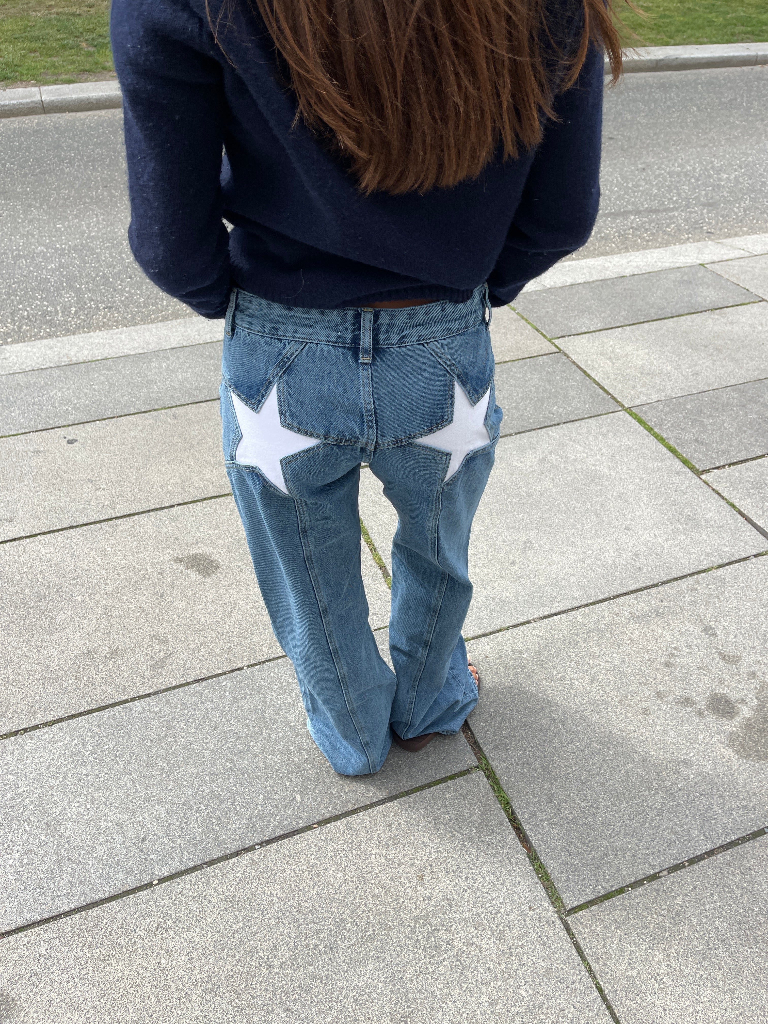 Camilla Star Jeans - Oversized jeans with stars