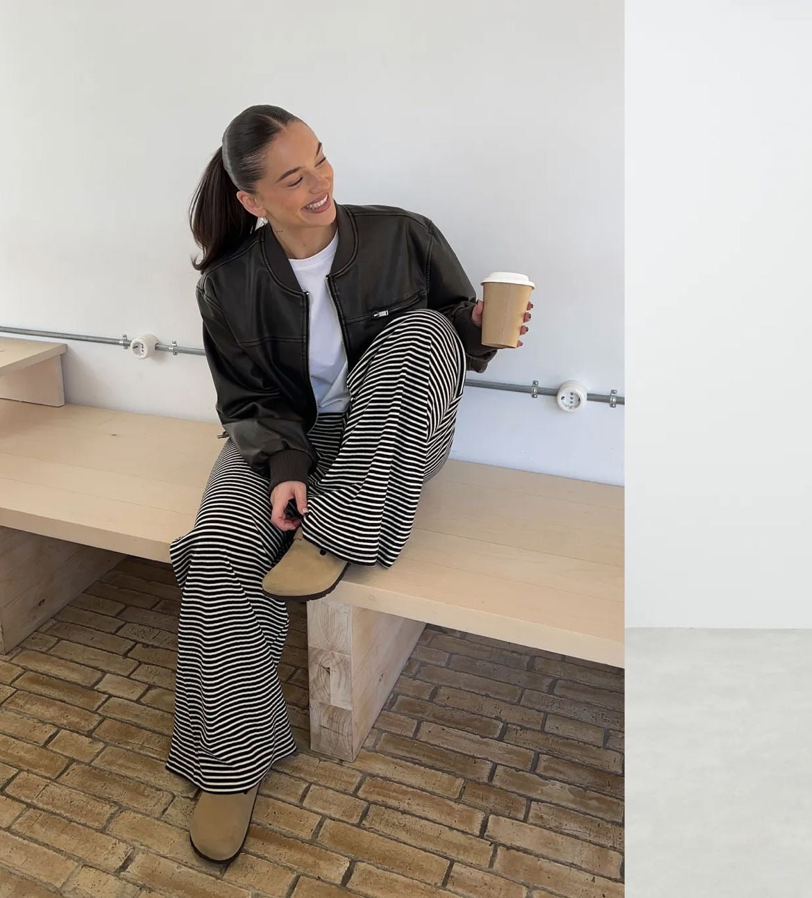 Aurora | Striped Trousers