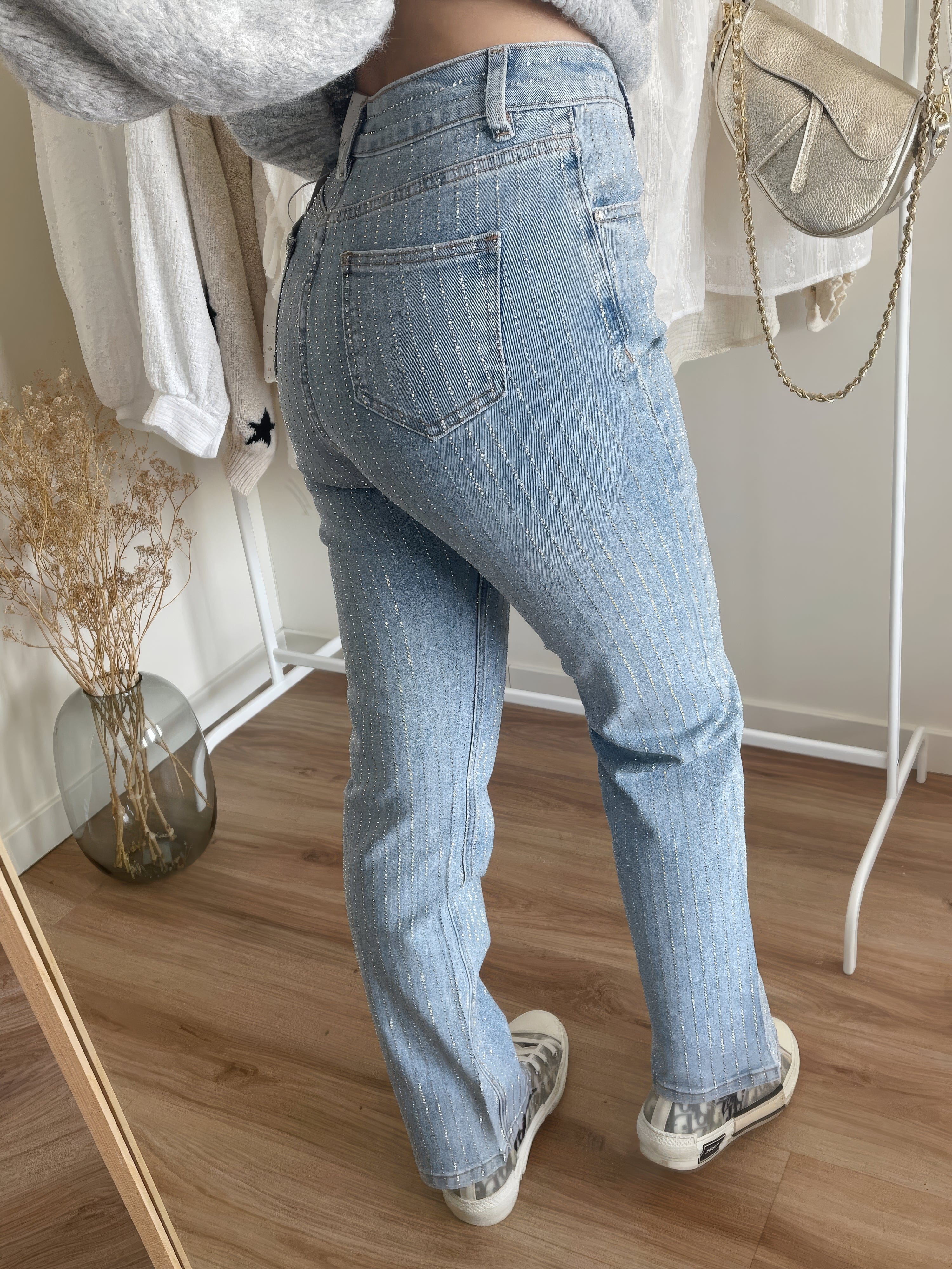 Valentina | Glitter Denim Jeans