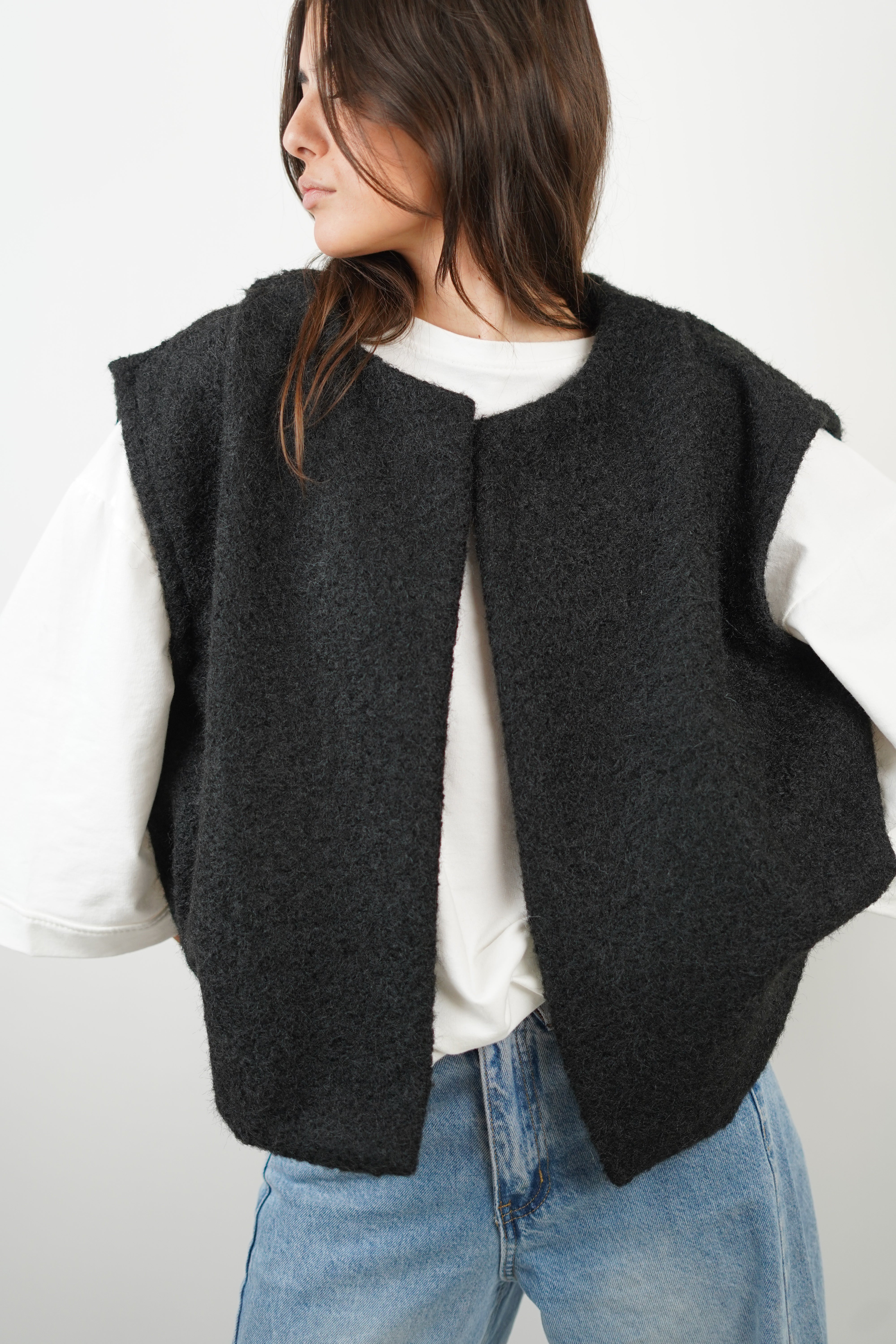 Ava | Gilet in Luxurious Mohair