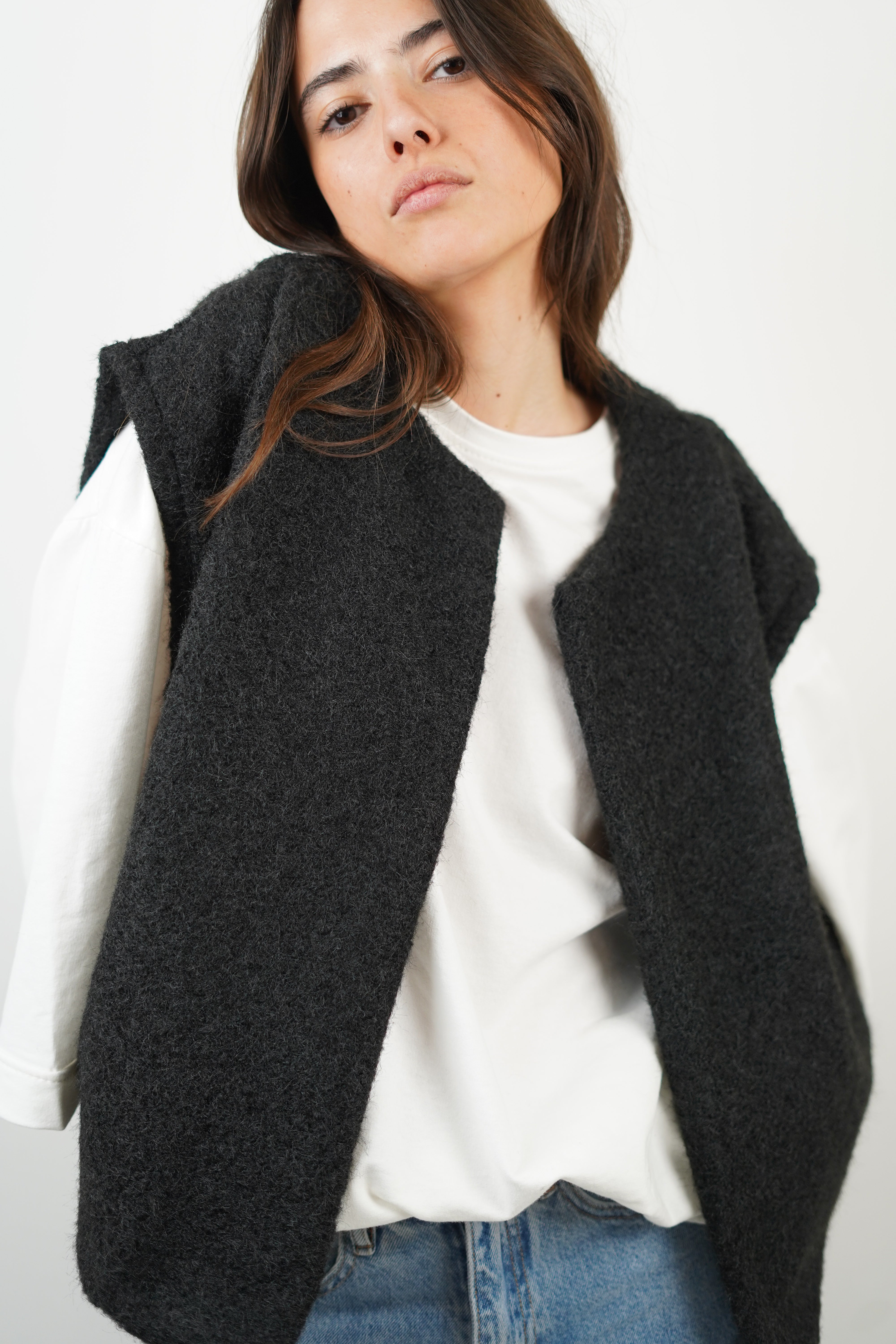 Ava | Gilet in Luxurious Mohair