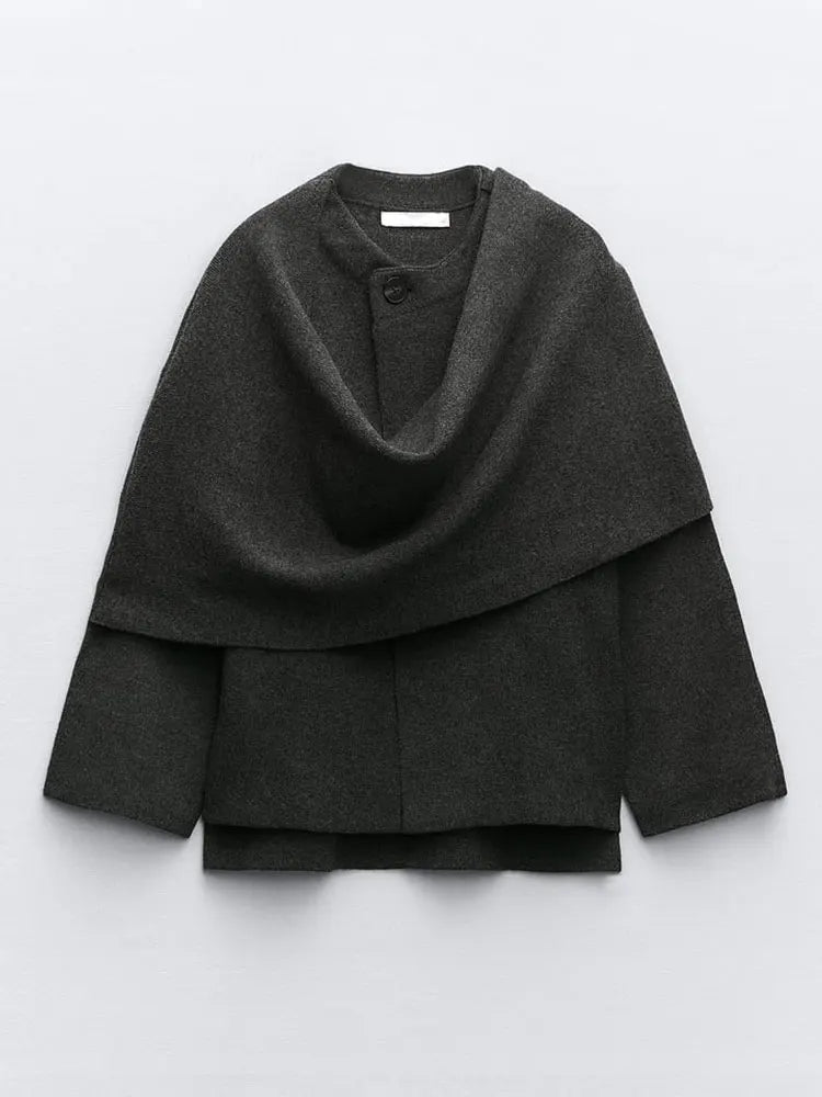 Mace | Elegant Scarf Coat
