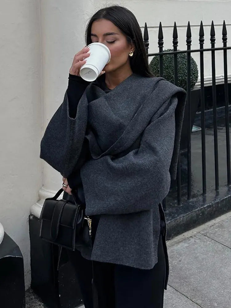 Mace | Elegant Scarf Coat