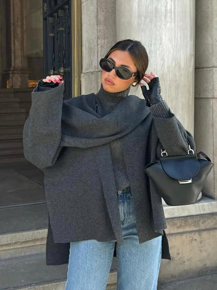 Mace | Elegant Scarf Coat