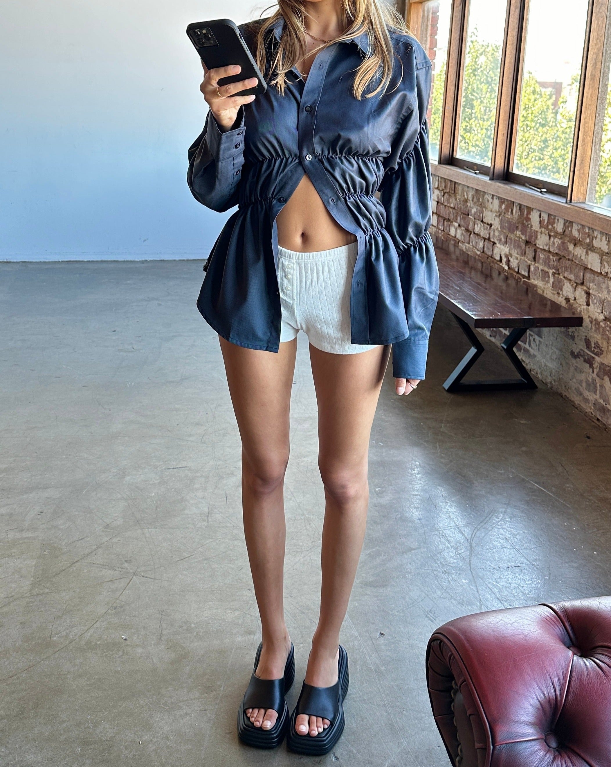 Natalia - Ruffled Blouse