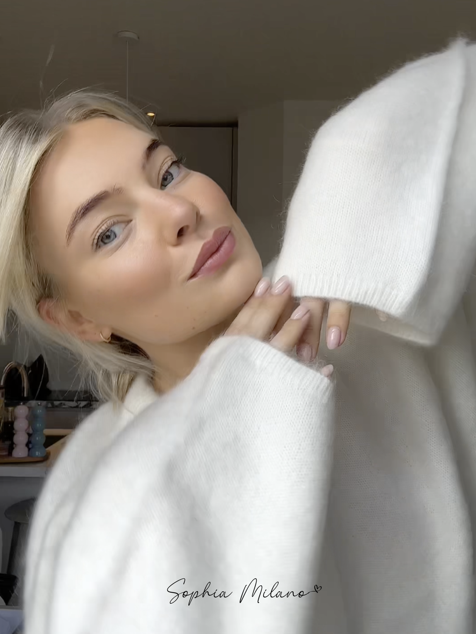 Lila | Mohair High Neck Jumper