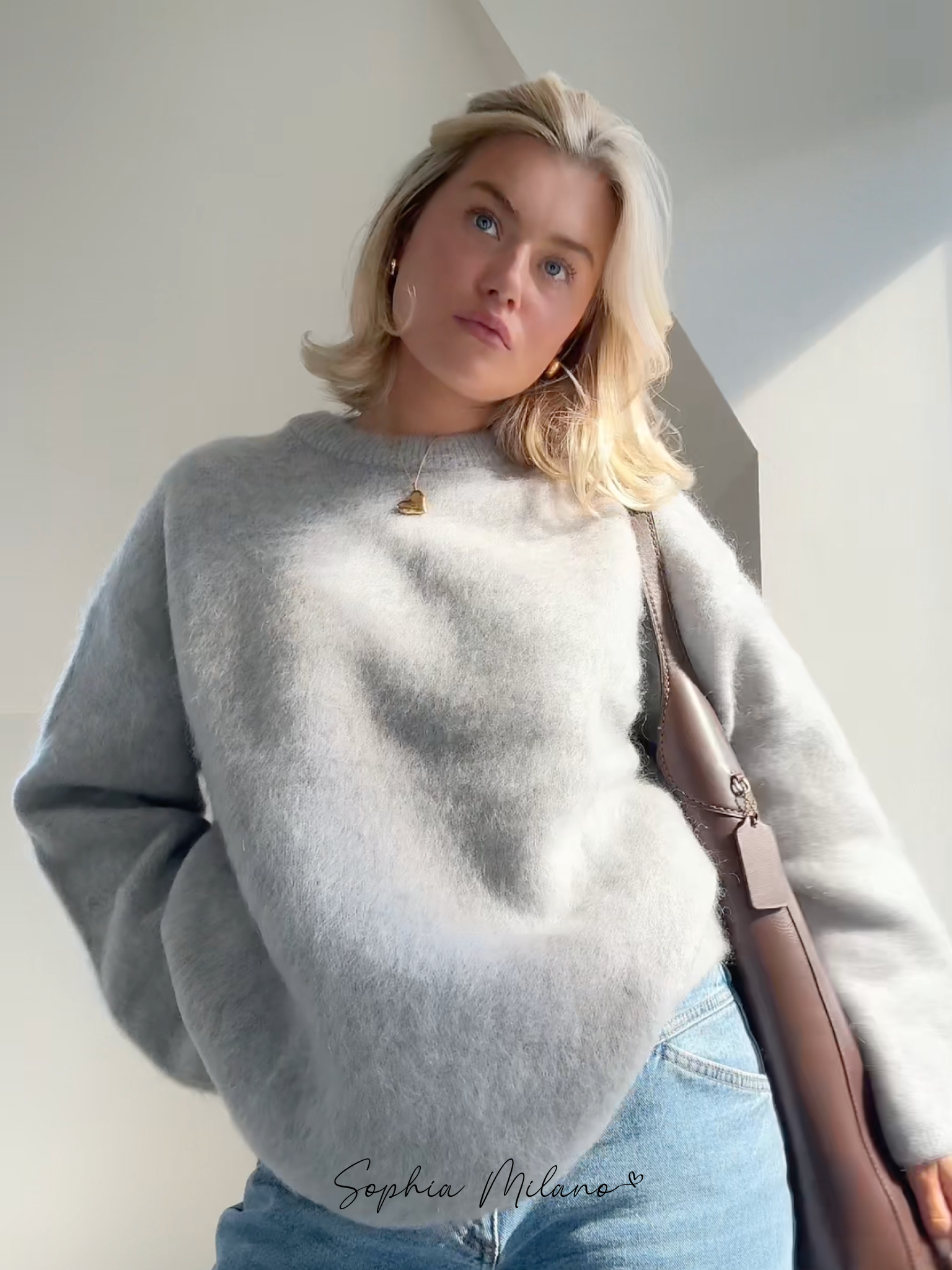 Sofia | Mohair Crewneck Jumper