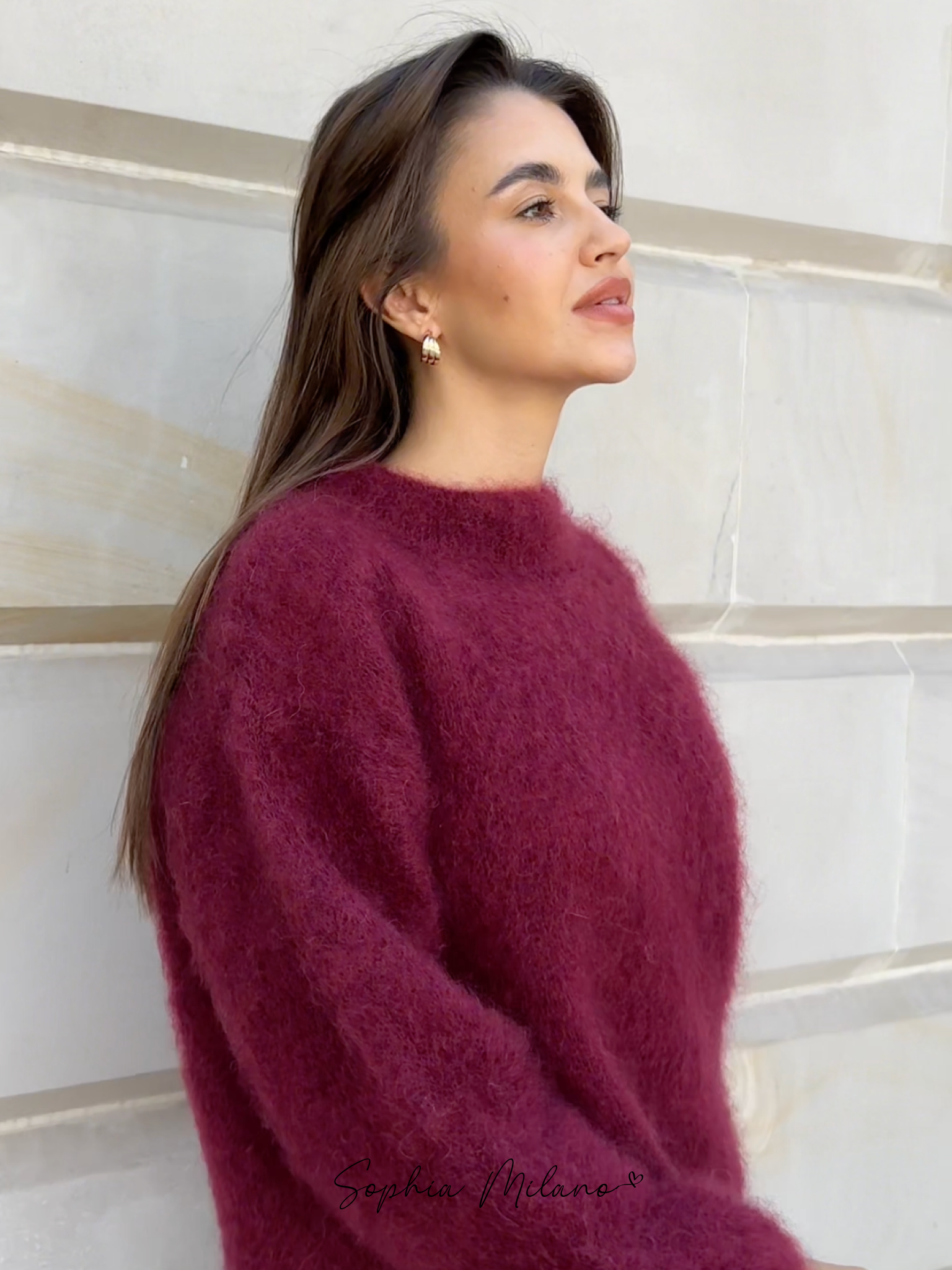 Sofia | Mohair Crewneck Jumper