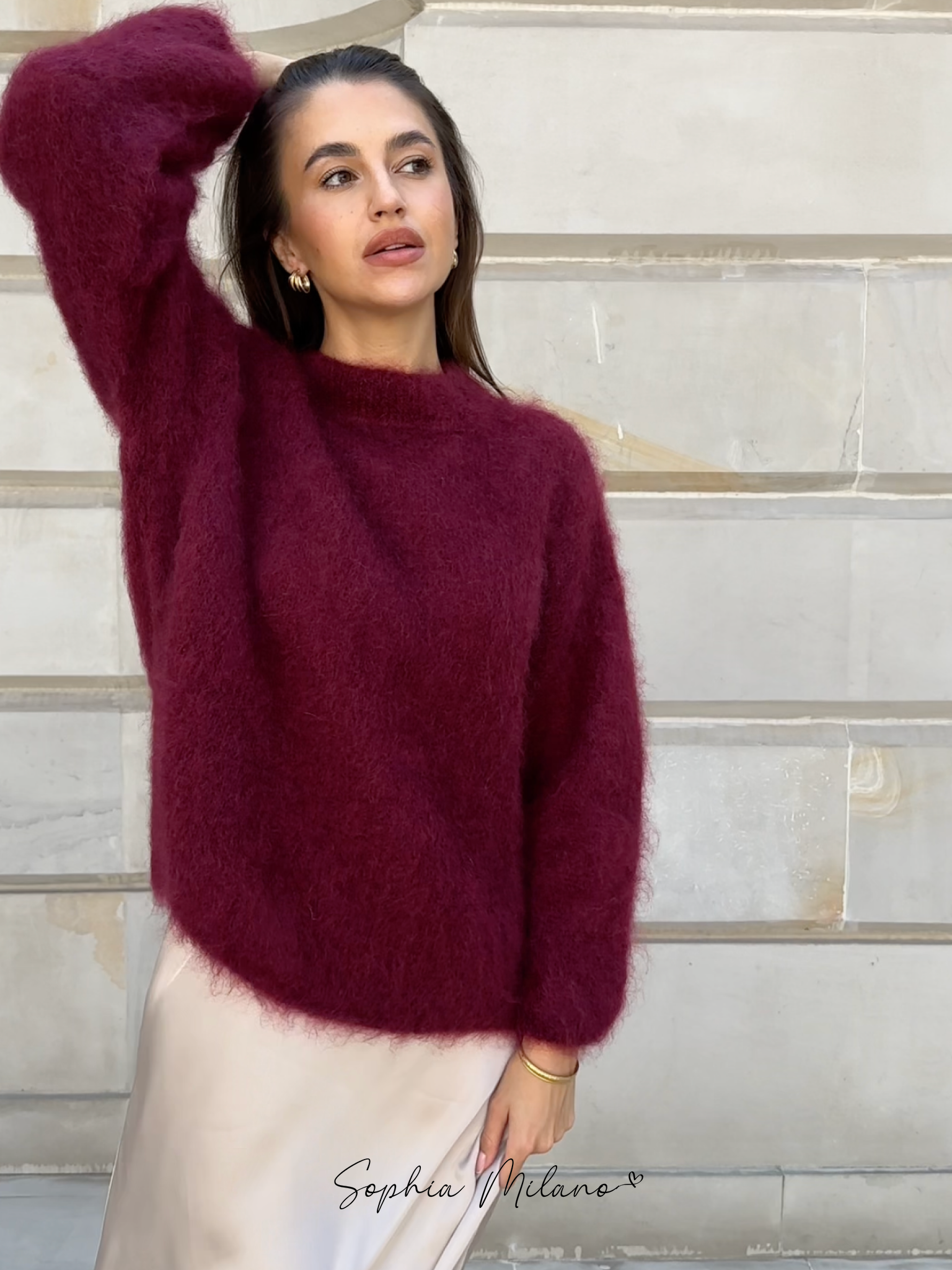 Sofia | Mohair Crewneck Jumper