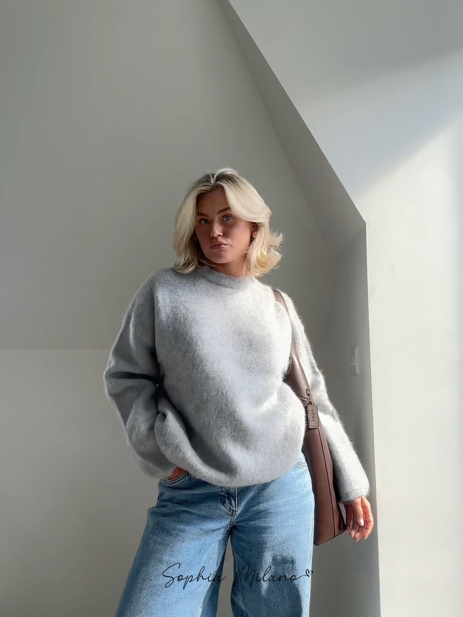 Sofia | Mohair Crewneck Jumper