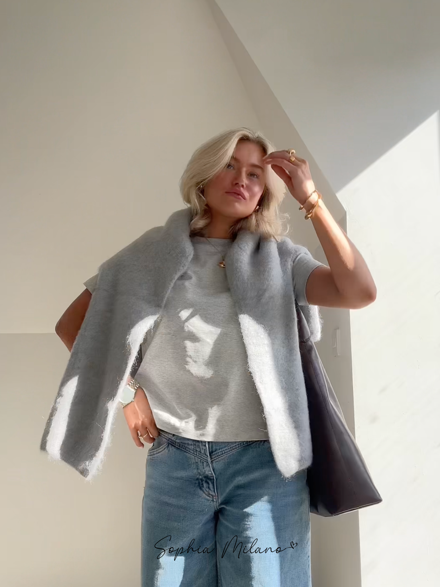 Sofia | Mohair Crewneck Jumper