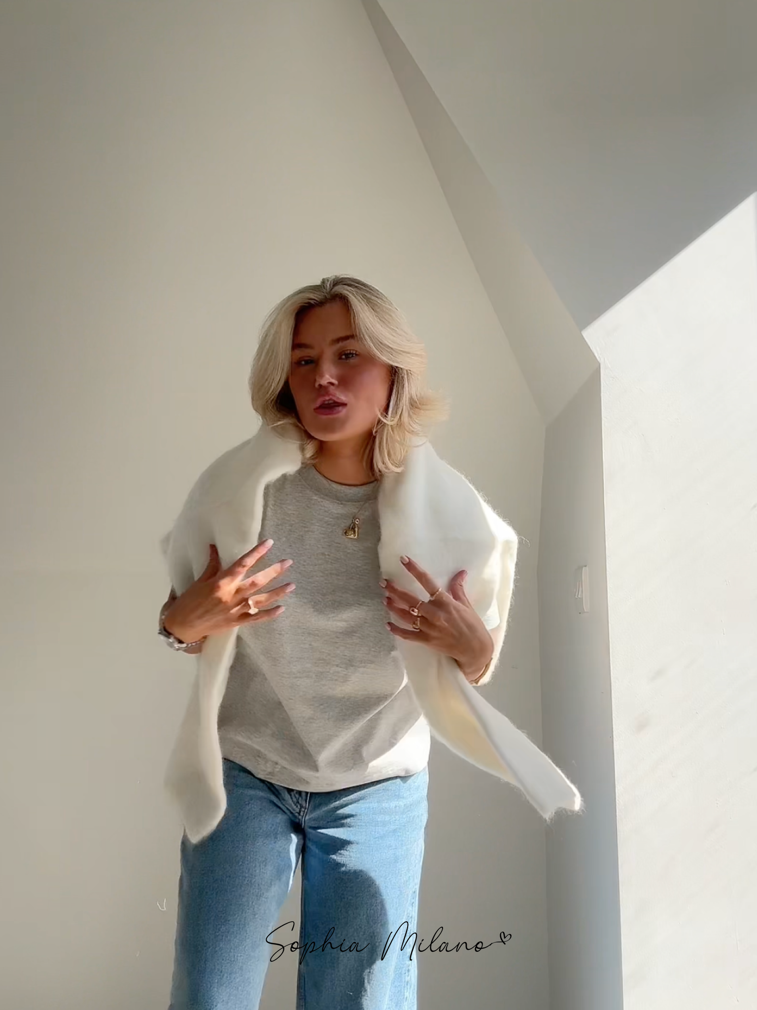 Sofia | Mohair Crewneck Jumper