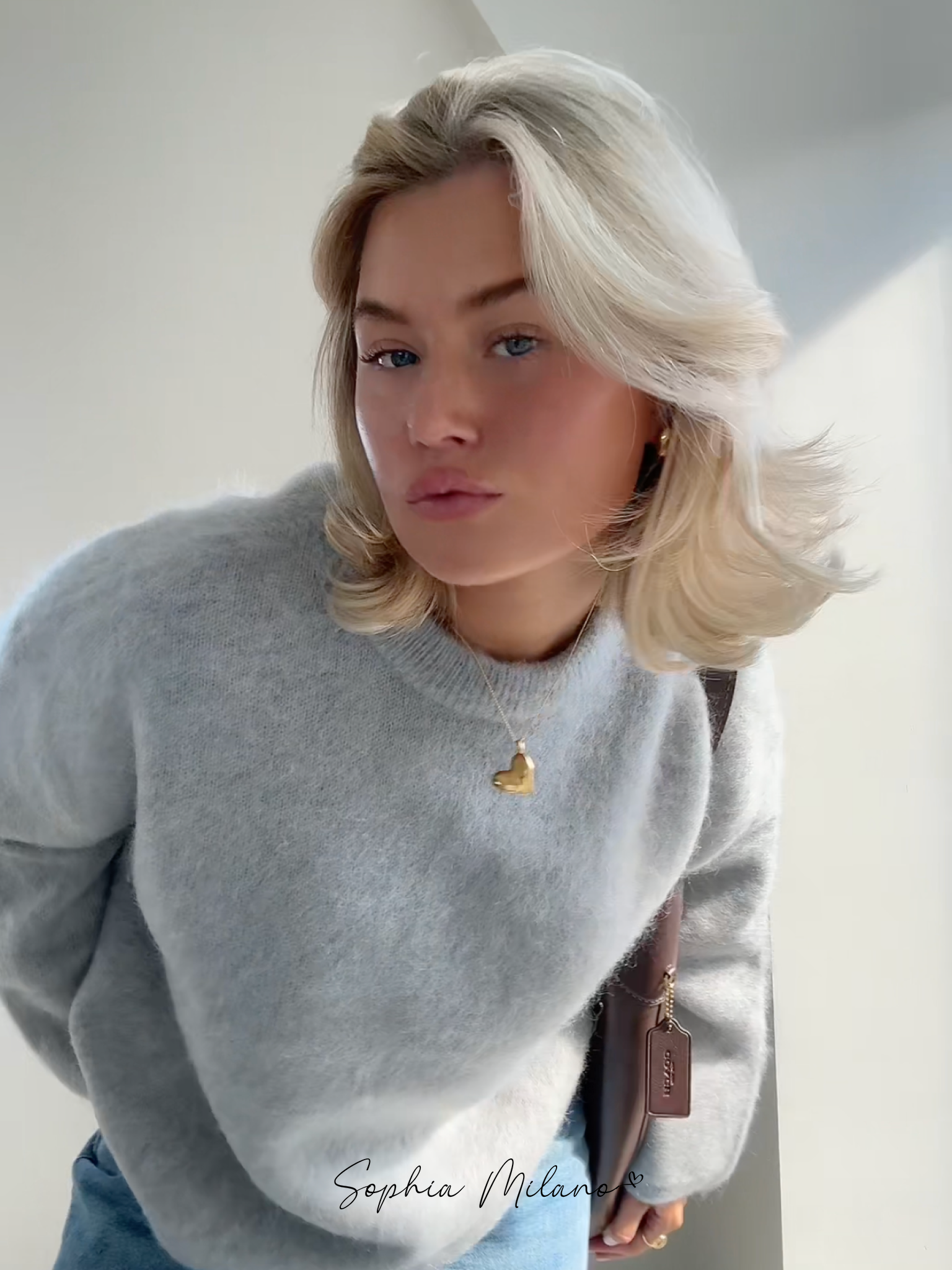 Sofia | Mohair Crewneck Jumper