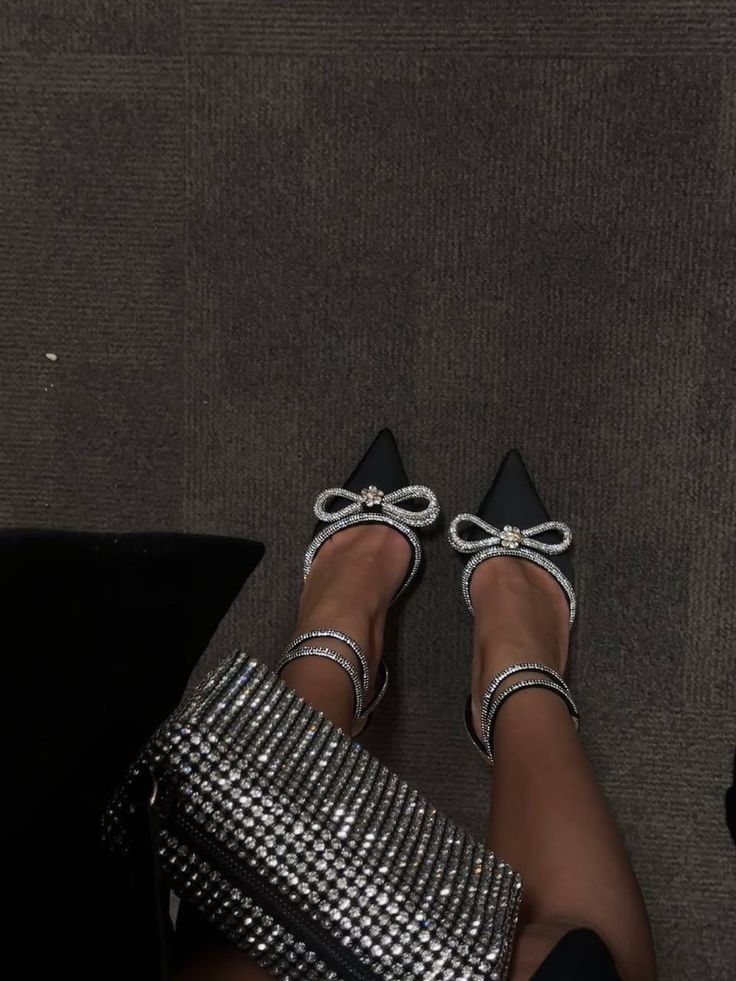 Cyrila | Crystal Bow Heels