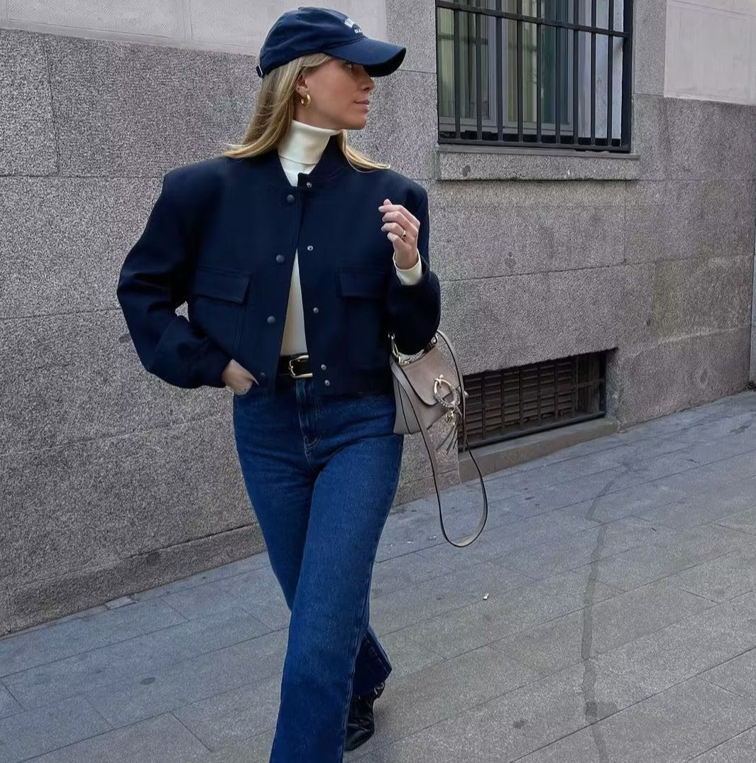 EMILY | BOMBER IN ROYAL VELVET