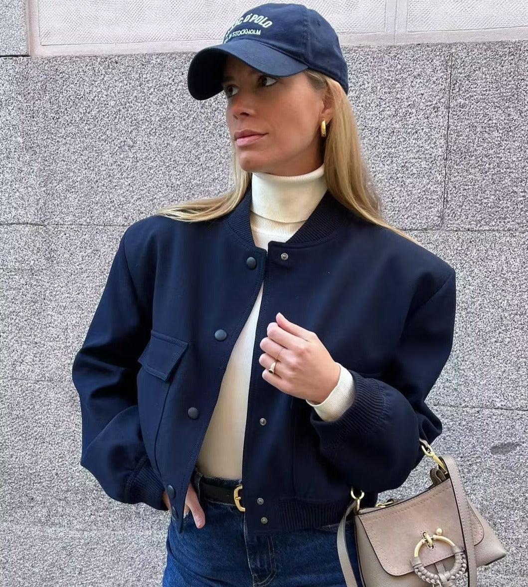 EMILY | BOMBER IN ROYAL VELVET